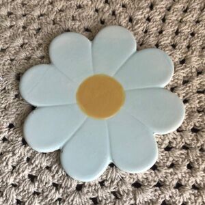 Ceramic Flower Figure Spoon Rest